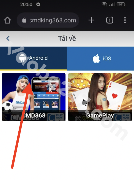 Chọn phiên bản app dành cho Android 
