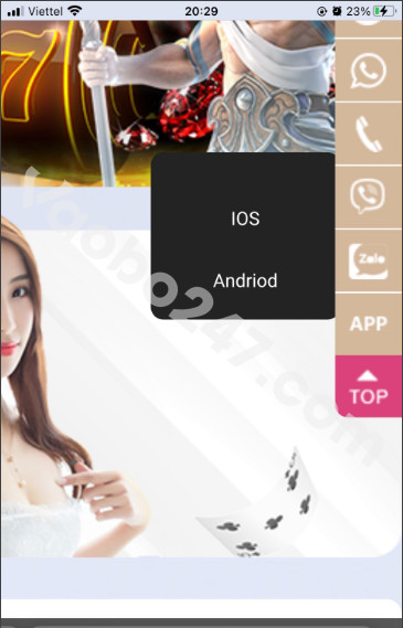 Tiến đến chuyên mục Tải ứng dụng để download app dành cho IOS